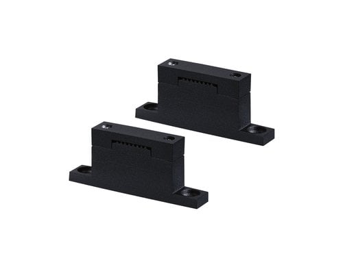 Paulmann ULine 2x Gurt-Halter Gerade Schwarz Aluminium