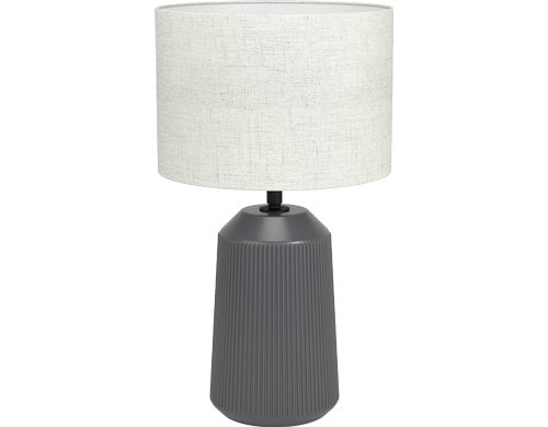 EGLO Tischleuchte CAPALBIO grau exkl. E27 1x40W