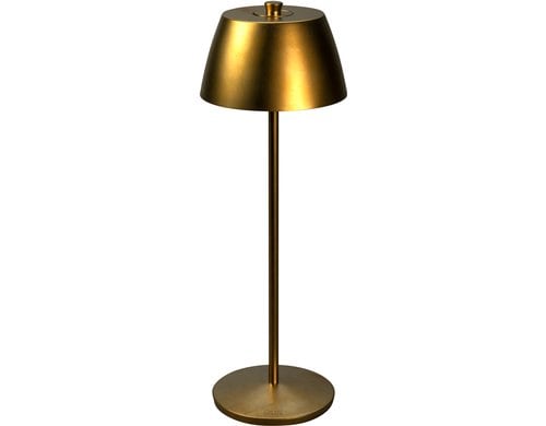 Konstsmide Éze USB-Tischleuchte Gold Matt LED 2200/3000K, Dimmbar / IP54