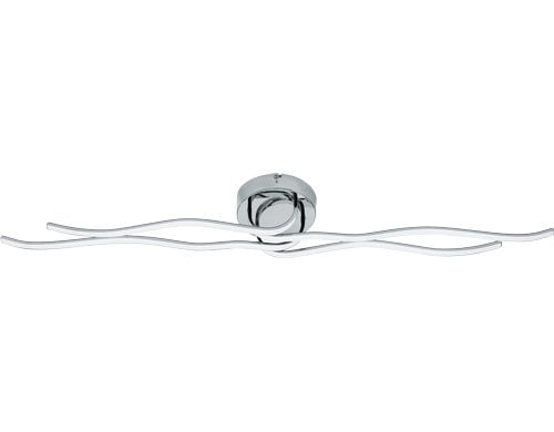 EGLO LED Wand-/Deckenleuchte RONCADE silber inkl. LED 37W 3000K