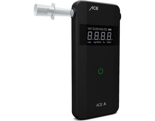 ACE A Alkoholtester 2x AAA, Max. Abweich =  7,5%