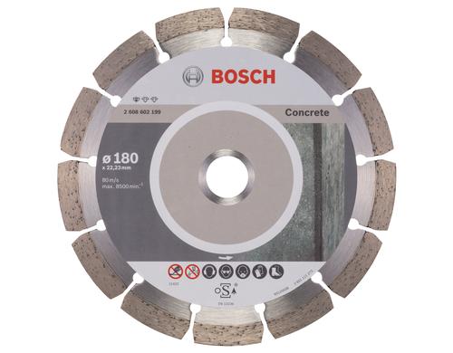 Bosch Professional Diamanttrennscheibe Standard for Concrete, 180 x 2 x 10 mm