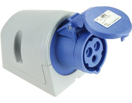 Spälti CEE Wandsteckdose, 16A, turbo twist 230V 6h