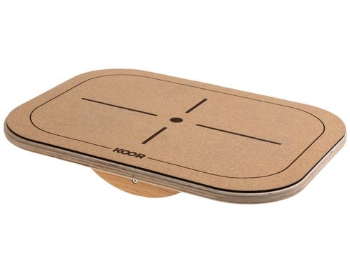 KOOR Balance Board Kork Platte Kork beschichtet