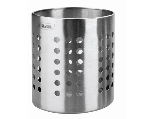 Ibili Utensilienhalter Premier gross 12 cm, Edelstahl