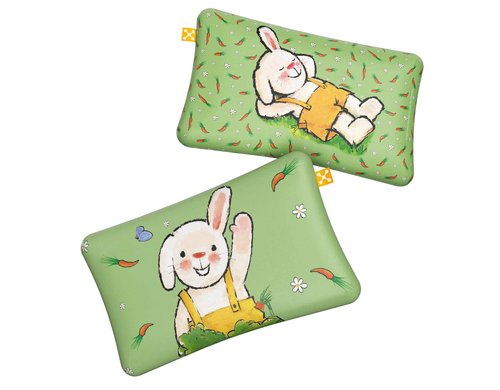 Smart Sleep smart Kids Comfort Pillow Case Bezug, 100% Baumwolle, 40°C, Hase Rikki