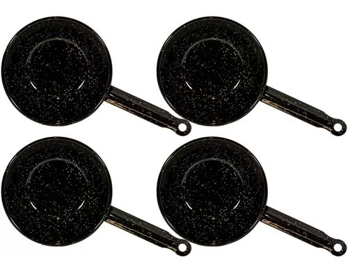 Garcima Pfanne tief ø 14 cm mit Stiel 4er-Set