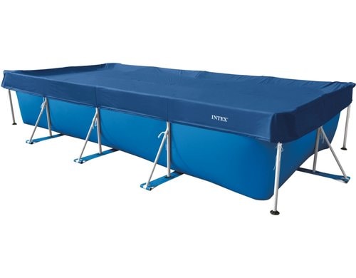 4,5m x 2,2m rechteckige Allwetter-Deluxe PoolabdeckungDunkelblau