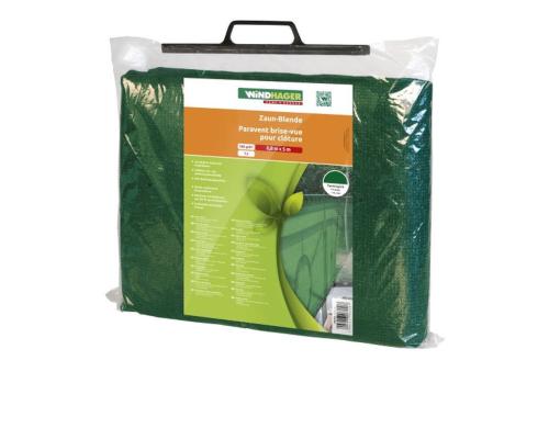 Windhager Zaunblende 1,2x5m grün, SB-Tasche
