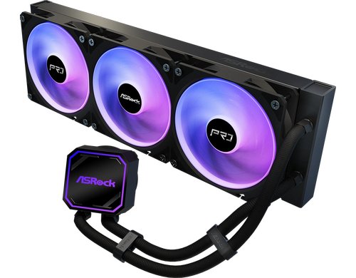 ASRock Pro 360 ARGB Liquid CPU Cooler, 3x120mm ARGB