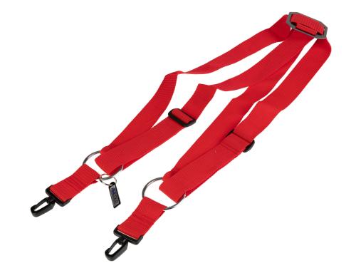 Komfort Kreuzgurt für Senderpulte rot