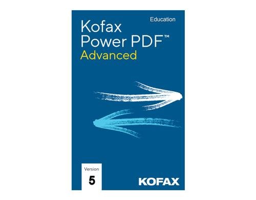 Kofax PowerPDF Advanced 5.0, EDU 50-99 User, Vollversion, FR/DE/EN/NL