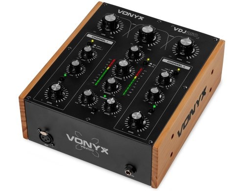 Vonyx VDJ250 DJ Mixer, Rotary, 2-Kanal, BT