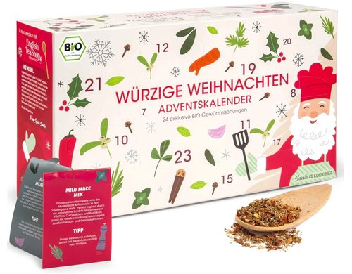 Adventskalender Würzige Weihnachten 24 Gewürzmischungen