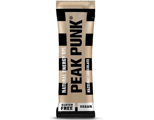 PEAK PUNK Natural Energy Gel 12x25g, Hazelnut Chocolate