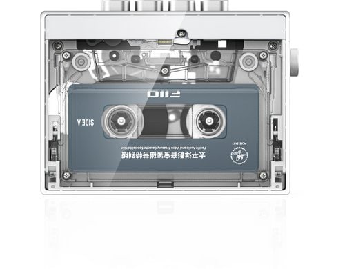FiiO CP13 Kassettenspieler Transparent/Silber, Akku