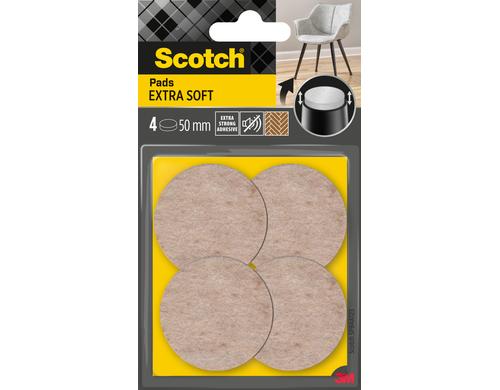 Extra weiche Filzgleiter rund Ø 50mm Scotch Möbelgleiter