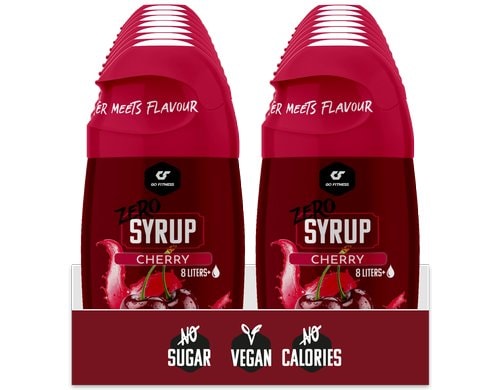GoFitness Nutrition - Zero Syrup Cherry, 16x65ml