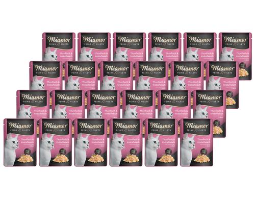 Miamor Feine Filets Thunfisch & Krebs Gelée 24x100g
