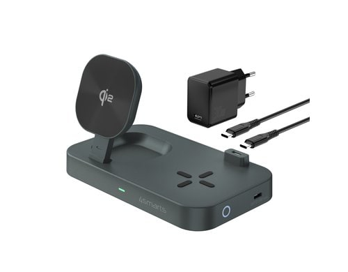 4smarts Wireless Charger Qi2.0 Grau