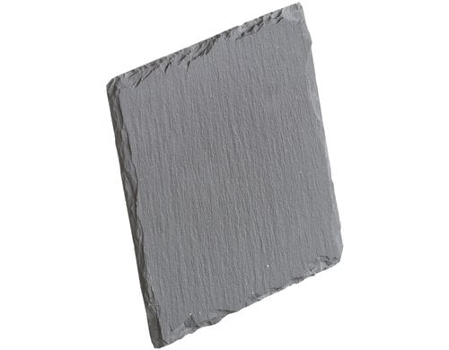 balthasar Kerzenhalter Schiefer, Schwarz quadratisch, 15x5x15 cm (BxHxT)