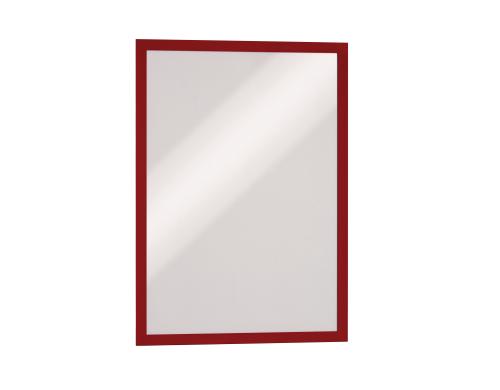 Durable Duraframe A3 rot, 2 Stück selbstklebende Informationsrahmen