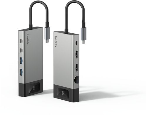 BELKIN Connect 8-in-1 UCB-C Hub Für 2 Bildschirme