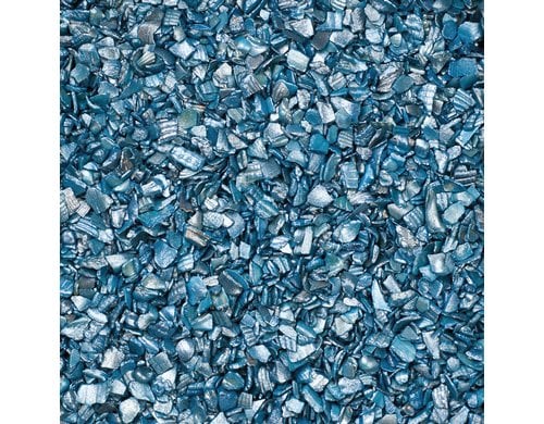 Ambiance Muschelgranulat Brillant Blau in Flasche 250 ml
