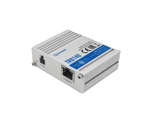 Teltonika LTE Industrierouter TRB140 Cat.4 LTE, 1xLAN, 9-30Volt, mit Gehäuse