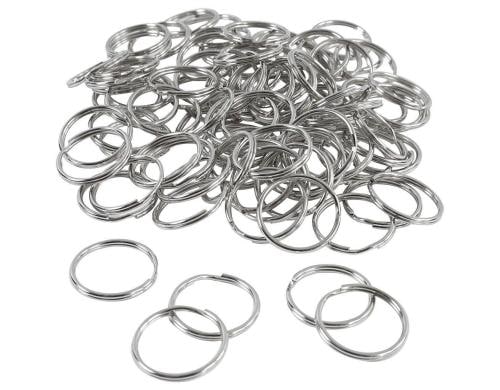 Creativ Company Spaltring 20 mm Metall, 100 Stück