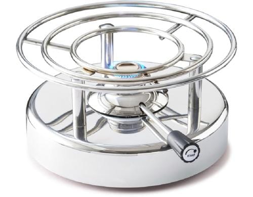 Kisag Rechaud Longfire Silver inkl. Kisag Sicherheitsgasbrenner