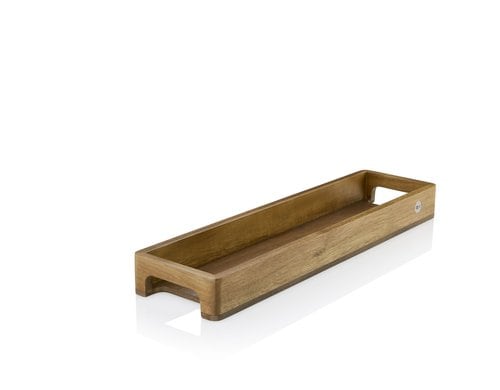 AdHoc Serviertablett SERVE SLIM ST27 Akazienholz, 50 x 13 cm x H 5 cm