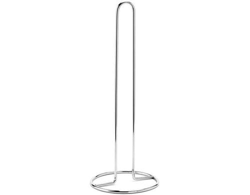 MSV Küchenrollenhalter, Silber 31.5x12 cm (HxD), Stahl