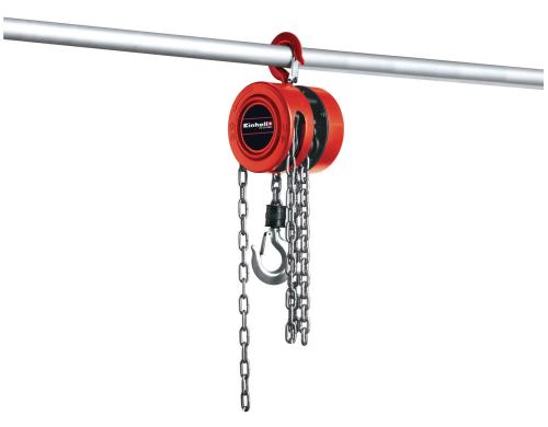 Einhell Kettenflaschenzug TC-CH 1000 Geschlossenes Metallgehäuse, Lasthaken