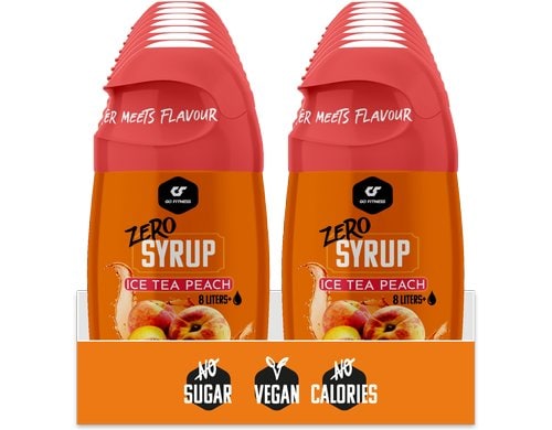 GoFitness Nutrition - Zero Syrup Ice Tea Peach, 16x65ml