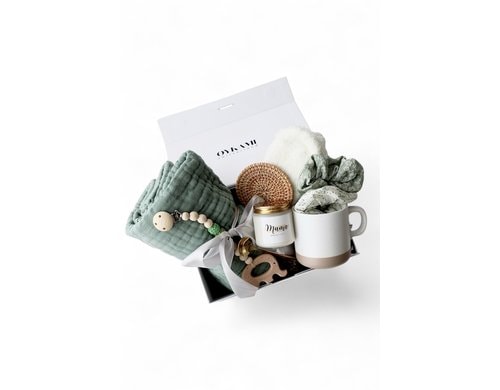Mama & Baby Geschenkbox Grün Kapstadt