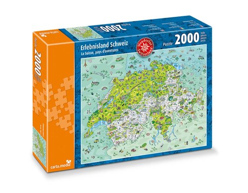 2000 Teile Puzzle Erlebnisland Schweiz 2000 Teile Puzzle