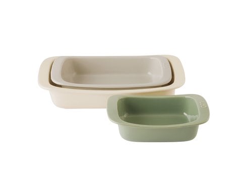 BergHOFF Auflaufform-Set Leo Balance color 3-teilig, Steingut