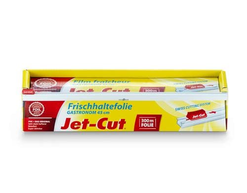 Jet-Cut Frischhaltefolie Profi 300m x 45cm Jet-Cut Schneidesystem