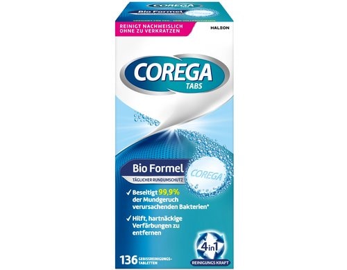 Corega Reinigungtabs Bio Formel 136 Stk.