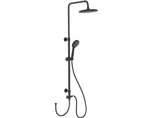 Duschsystem Watersaving schwarz schwarz