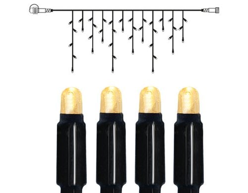 System 24 Extra, Icicle, 150x70cm 42 LED warmweiss, Kabel schwarz