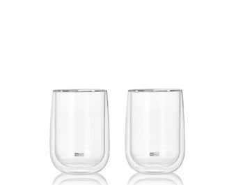 AdHoc Teeglas Duo Glass Füllmenge ca. 400 ml, 2 Stück, Transp.