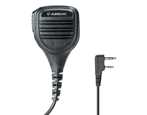 Albrecht SM600-K  Lautsprecher mit Mikrofon für Funkgeräte mit Anschluss 3.5 mm