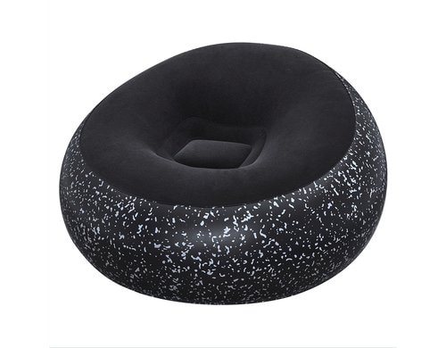 Bestway aufblasbarer Sessel Inflate,Schwarz 112x112x66 cm, inkl. Flickzeug