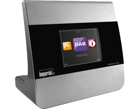 Imperial Dabman i400, DAB+/IR Adapter silber, UPnP/DLNA, LAN & WLAN