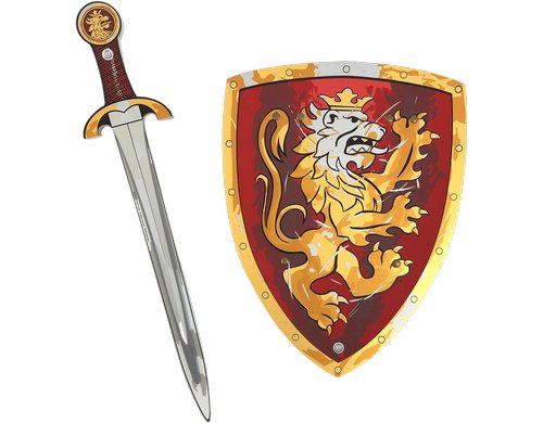 Liontouch Ritter-Set Rot Spielzeugschwert & Schild