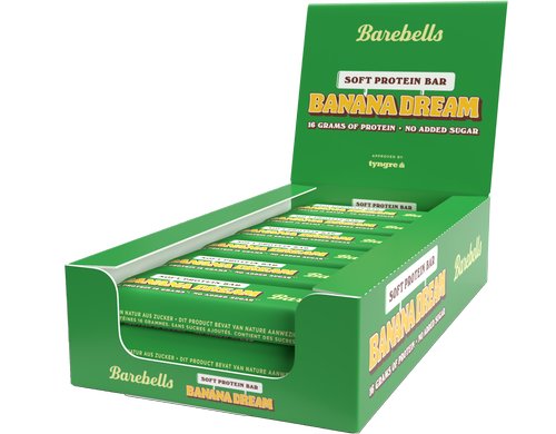 Barebells Riegel Protein Bar, Banana Dream Box mit 12 Riegeln