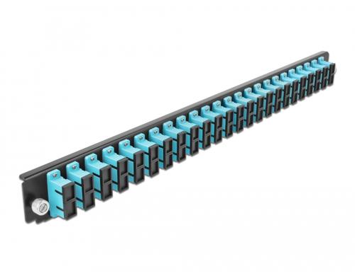 DeLock 19Spleissbox FB 24Port SC,Duplex 19Spleissbox-DE,1HE,Aqua,482.6x44x44mm