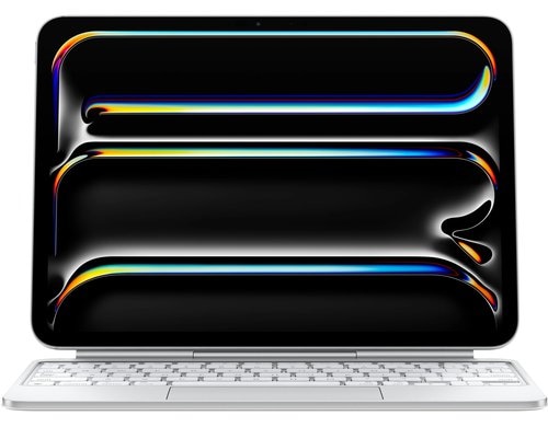 Apple Magic Keyboard Swiss White fürs iPad Pro 11 M4